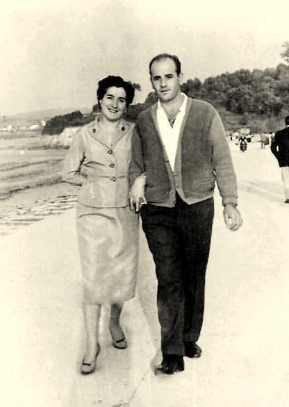 Manolo el Noyés y su esposa Toñita