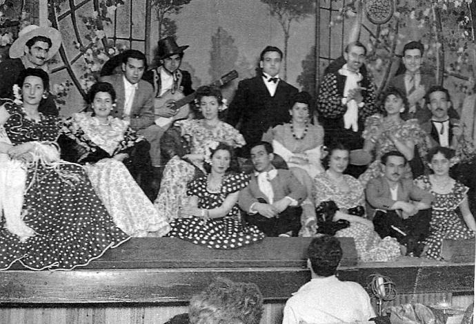 Afeccionados ao teatro nos anos 40