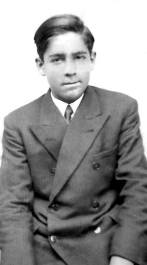 Un joven Cristóbal Blanco (Tibito)
