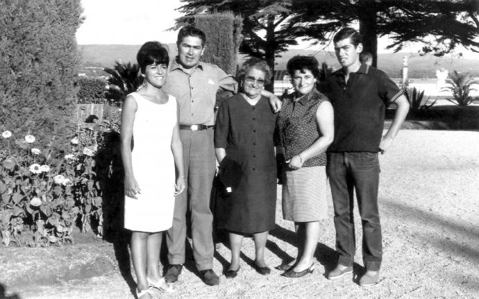 A familia Blas-Saavedra na Toxa