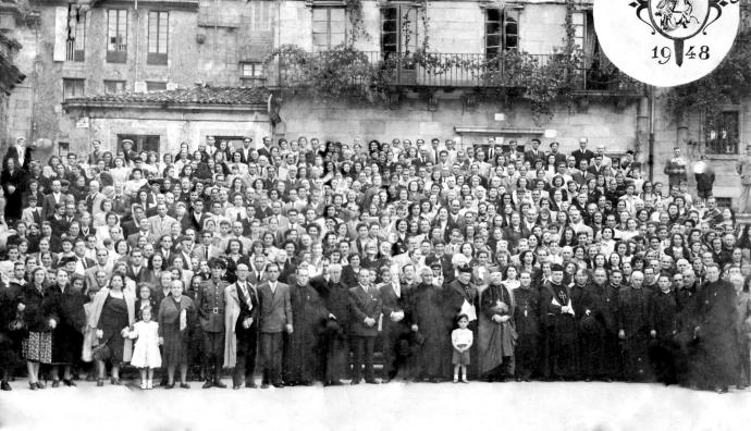 Peregrinación a Santiago. Año Santo 1948