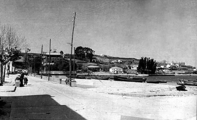 Vista de la playa y la Terraza desde la avenida de La Marina